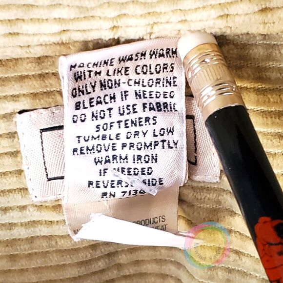 LL Bean Corduroy Shacket Women's 2X Gold Cotton Jacket - Picture 12 of 12